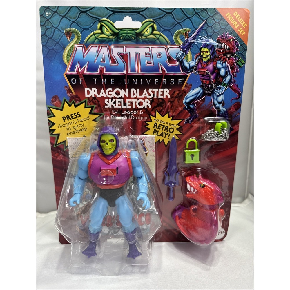 Mattel Masters of the Universe Origins Dragon Blaster Skeletor Deluxe 2022 HKM88